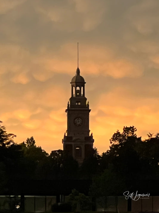 The Old Menninger Clock Tower in Topeka, KS